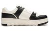 Li Ning Cheese Slip Resistant Low Top Skateboard Shoes Women's Black White AGCU104-4