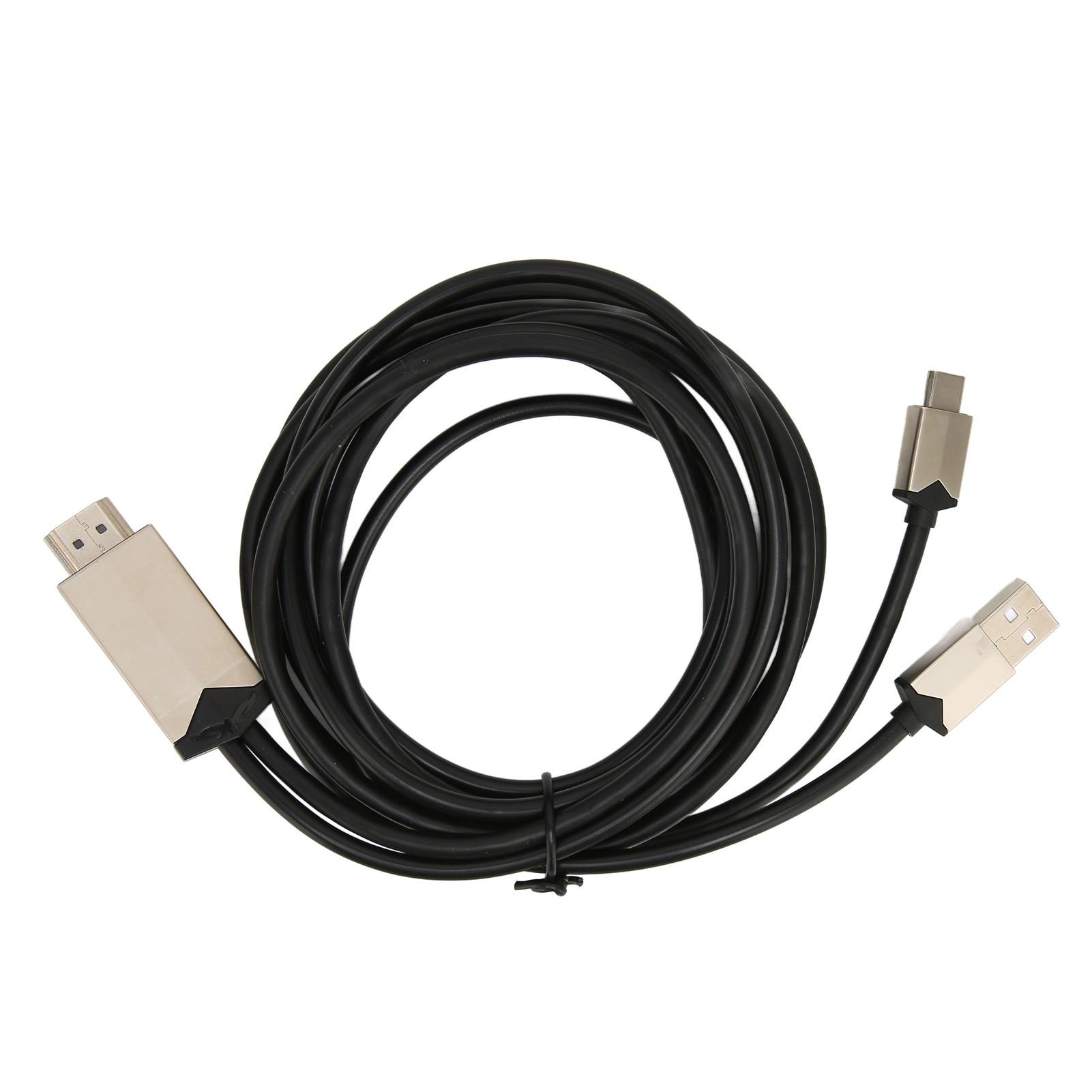 

Type C to HD Multimedia Interface Cable 4K At 30Hz Ultra HD USB Powered for Macbook 12 13 Inch PRO