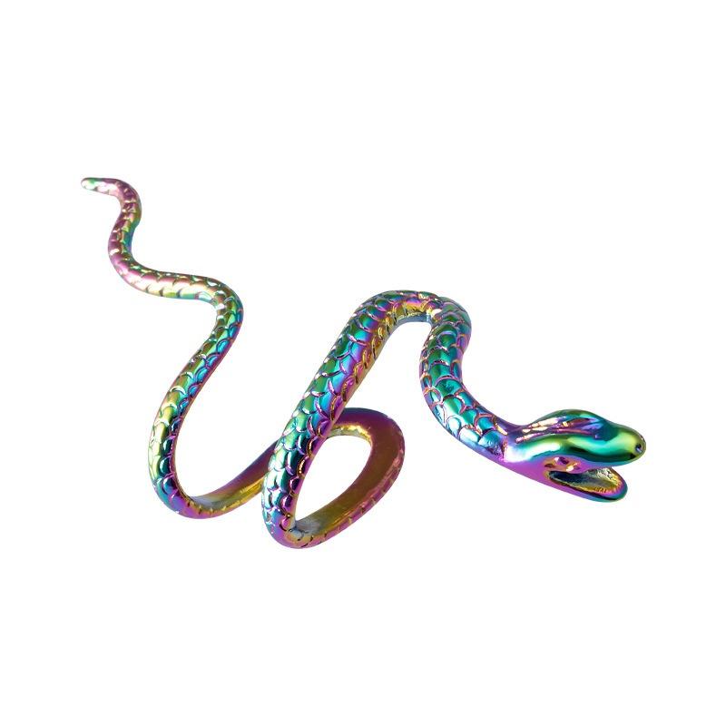 1 Pack Snake Pierced Earring Clip Non Pierced Punk Non Ear Clip Women Men Fake Pierced Jewelry Ornament