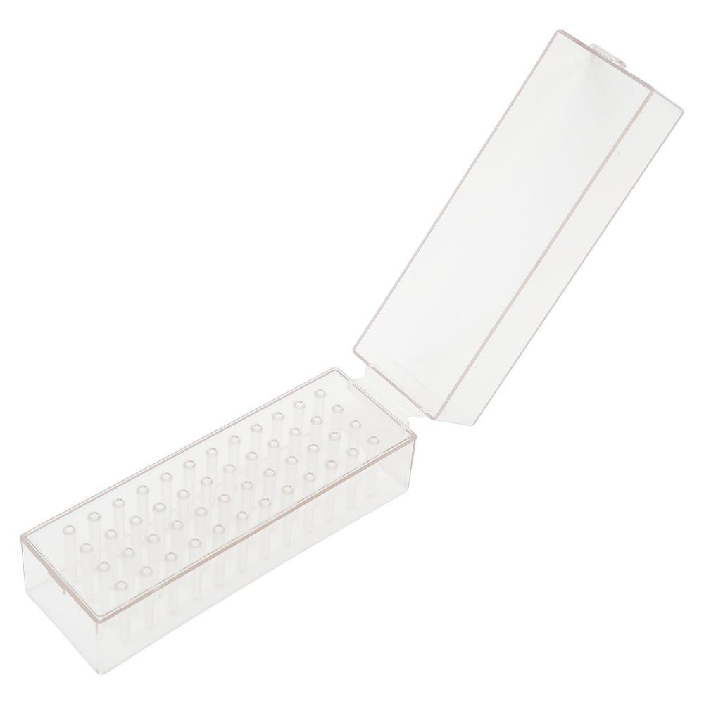 Clear Acrylic Nail Bit Organizer Transparent Drill Bit Storage Box  Drill Bit Classification