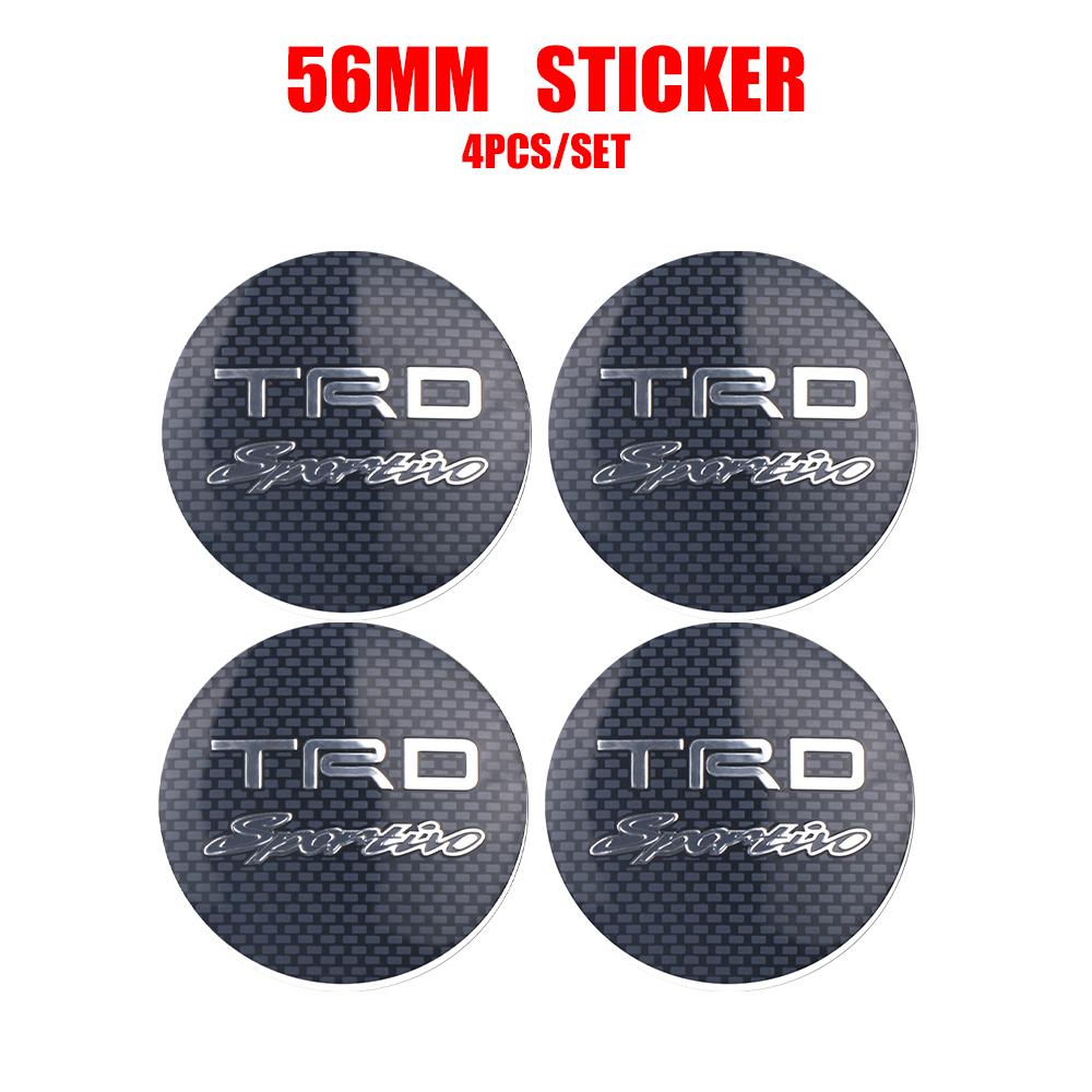 2026 Nuovo Per Toyota 4pz 56/60MM Tappi Centrali Mozzo Ruota Auto Coprimozzo Cerchione Decalcomanie Per Toyota Avalon Mirai Avensis Prado Hilux VVT-I 4W