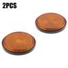 2.16inch High Visibility Round Reflective Warning Reflector Weatherproof Bikes