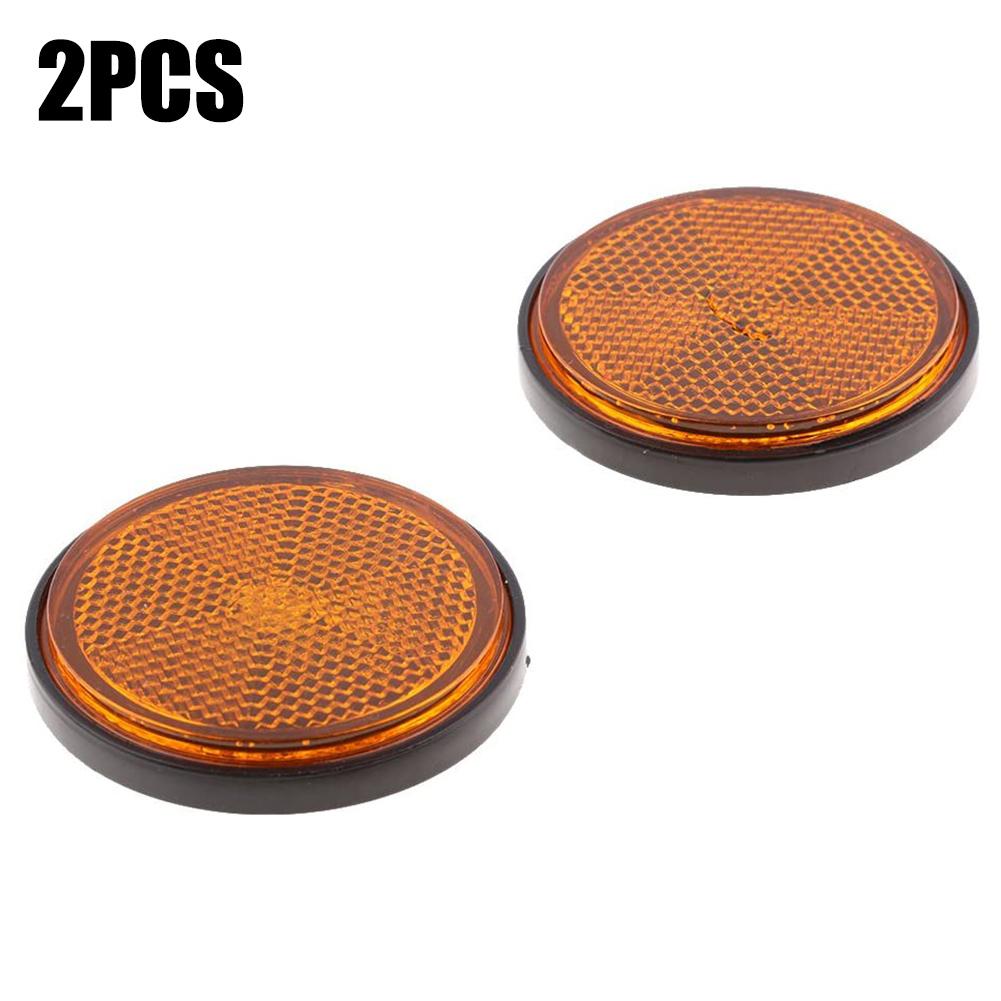 2.16inch High Visibility Round Reflective Warning Reflector Weatherproof Bikes