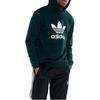Adidas Originals Logo Hooded Long Sleeve Sweatshirt Men sweatshirt Dark-Green CW1242