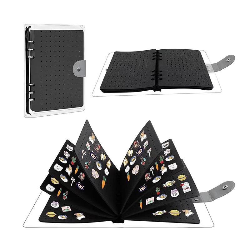 Plstěná brož s kolíkem Vystavení Úložná kniha DIY Odznaky Přívěsky Organizér Brožurka Kovový odznak Hrudník Suvenýrové album Sbírka odznaků