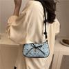Niche design bow underarm bag women's new handbag fashion shoulder messenger bag sweet bag