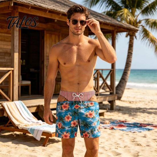Pantaloni Scurți de Plajă Amuzanți cu Fund Chelios, Iluzie Optică de Picioare pentru Bărbați, Uscare Rapidă pe Plajă, Imprimeu Realist cu Păr Fals cu Buzunare pentru Petreceri la Piscină, Sport, Glumă