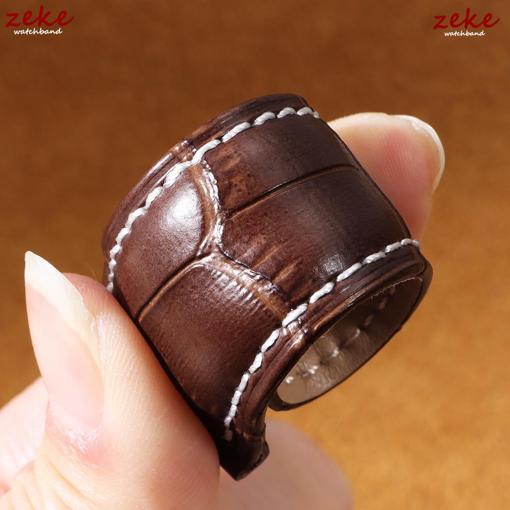 Weiche Uhrenarmbänder aus Rindsleder mit Butterfly-Verschluss Armband 12/13/14/15/16/17/18/19/20/21/22/23/24mm Ersatz-Armbanduhrband