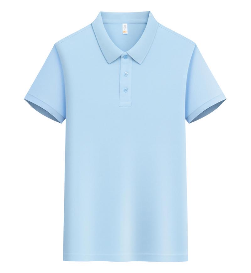 Herren Kurzarm Bambuskohle Poloshirt mit Ice Silk Technologie.