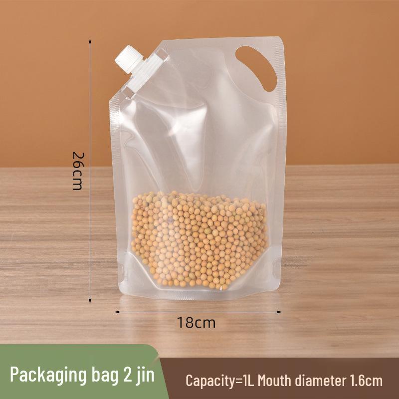 

Пакет для хранения пяти видов зерна и круп, влагонепроницаемый, с носиком – Защита от насекомых, пищевой, решение для сохранения свежести на кухне Transparent