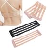 Elastic Band 3 Hooks Transparent Bra Strap Extender Shoulder Strap Bra Accessories Entension Buckle