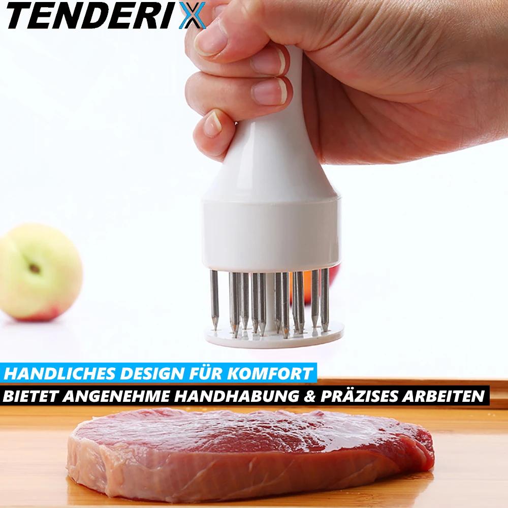 TENDERIX Steaker Fleischklopfer Fleischstecher Fleischhammer Tenderizer