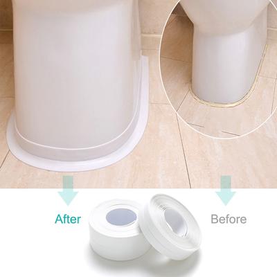 3mx38mm Window Bathroom Tape Sealing Strip PVC Kitchen Waterproof Wall Sticker Self-adhesive Seam Toilet Corner Sealing Strip AVE