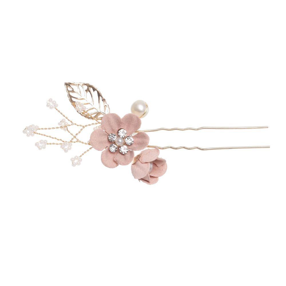 Beautiful Wedding Bride Hair Jewelry Hair Combs Flower Hair Pin Bridal Clips Leaves Tiara