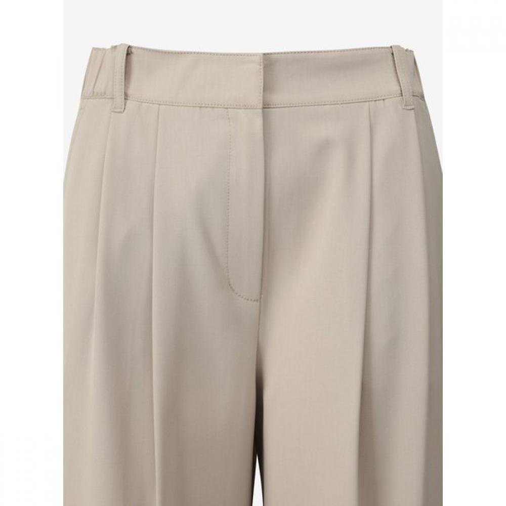 Cc Collect. Back Banding Two Tuck Wide Pants C252msa033