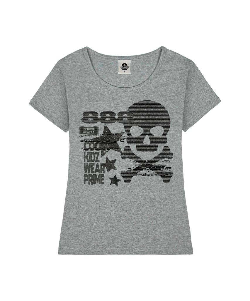 PRIMATE Robber Women'S U-Neck Slim Fit Short Sleeve T-Shirt 6 Colors