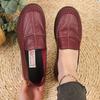Leather Ladies' Loafers, Ladies' Oxfords, Lightweight Mom's Leather Shoes, Fabric Soft Leather Casual Shoes