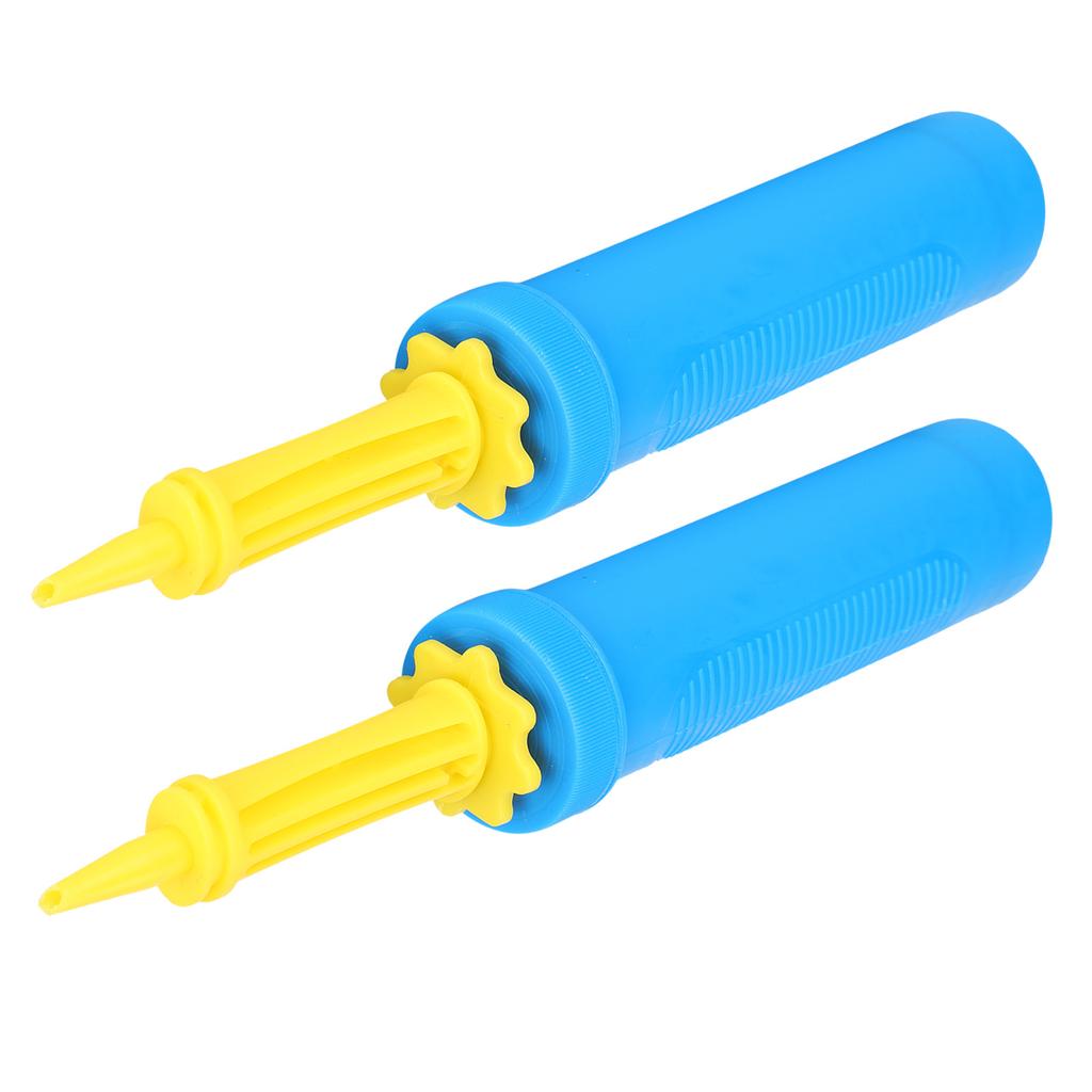 2 ks Vzduchové míčové pumpy 2cestná plastová přenosná ruční hustilka pro nafukovací zařízení