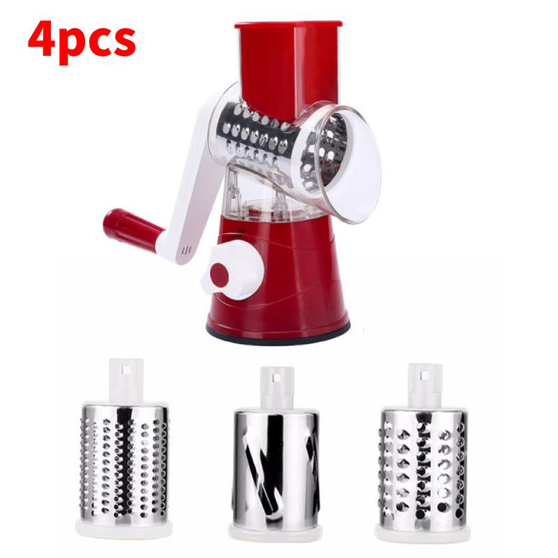 Innovative Hand-powered Vegetable Cutter With Multiple Functions For Potatoes Cheese And More