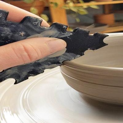Pottery Rib Ceramics Trimming Tools Portable Multipurpose Clay Forming Sculpting Tool DIY Smoothing Clay Texture Rib Trim Tools