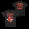 Stylish Black Cotton T-Shirt Commemorating NOFX Final Shows 1983-2024 with Skull and Band Logo Print Graphic T-Shirt