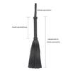 Leather BDSM Whip for Flirting and Spanking - Black