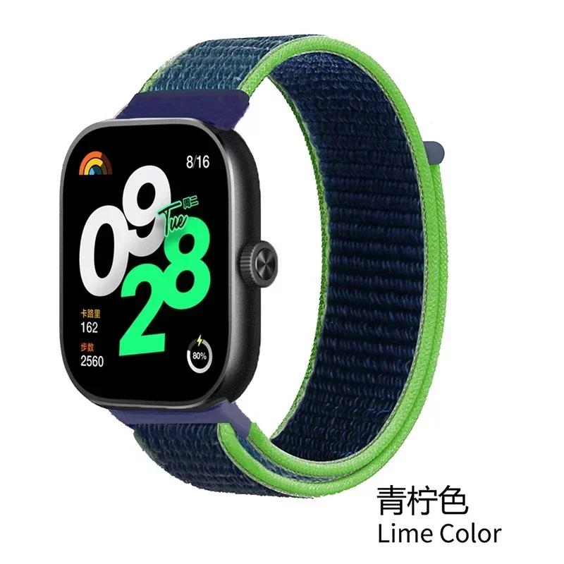 Breathable Strap for Xiaomi Redmi Watch 4 Nylon Loop Replaceable Wristband Smart Watch Belt for Redmi Watch 4 Sports Watchband