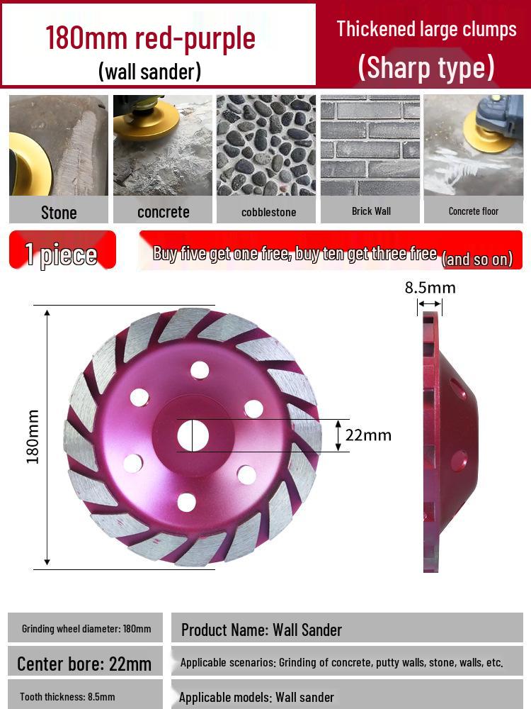 Diamond Concrete Grinding and Polishing Disc for Angle Grinders