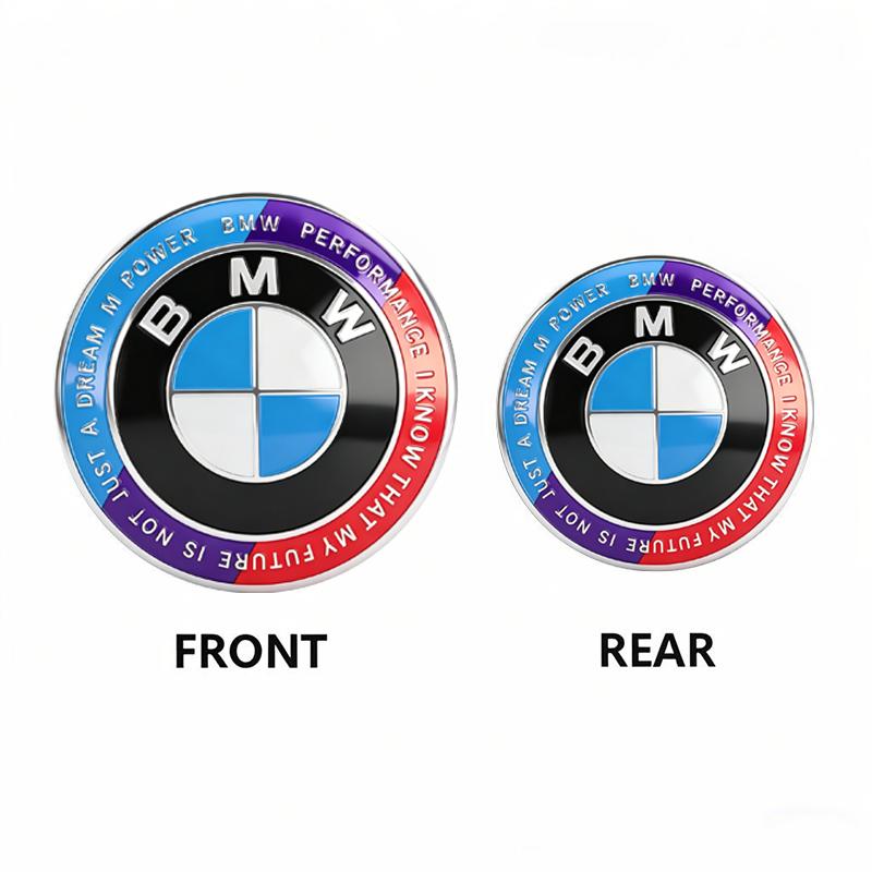 Vbjly8 BMW Auto Frontgrill Heckkofferraum Emblem Deckel Zubehör für BMW M E46 E90 E60 F30 F10 E39 E36 F20 G30 G20 E87 E92 E91 E30 F31 X3