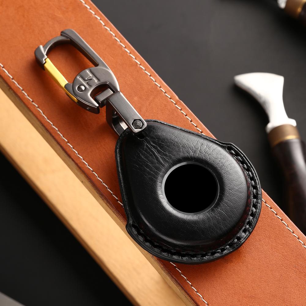 

Leather Remote Key Case Fob Cover Keychain For Harley Davidson Street Glide X48 Indian 883 X48 1200 Accessories Blue Red Black for Key A