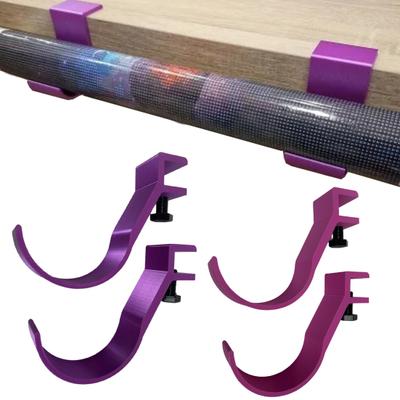 1 Pair Rhinestone Art Canvas Holder Universal Adjustable Rhinestone Painting Table Clamp