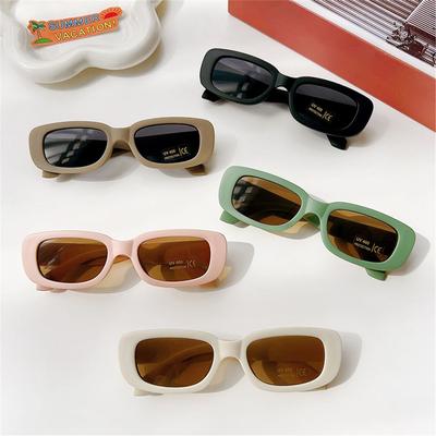 Fashion Glasses UV 400 Protection Kids Sun Glasses Rectangle Eyewear Children Sunglasses