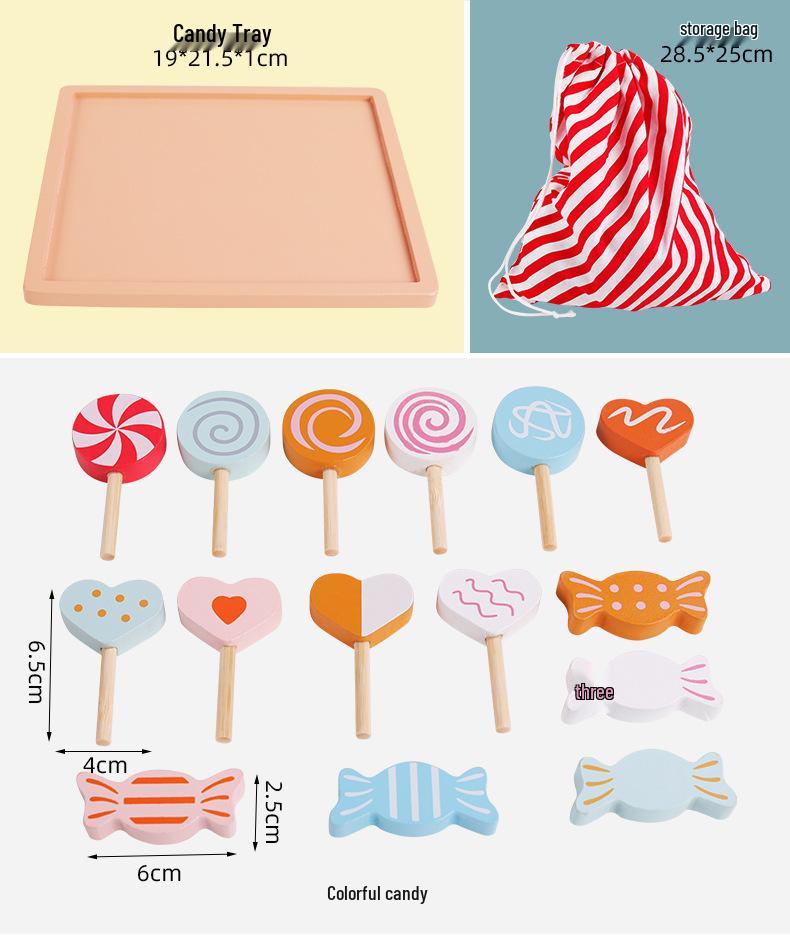 Kids' Wooden Kitchen Pretend Play Set with Oven, Toaster & Waffle Toys