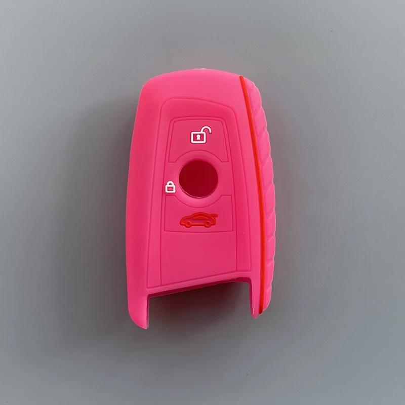 New silicone key fob cover case protect skin hood for BMW F10 F20 F30 Z4 X1 X3 X4 M1 M2 M3 E90 1 2 3 5 7 SERIES Remote keyless