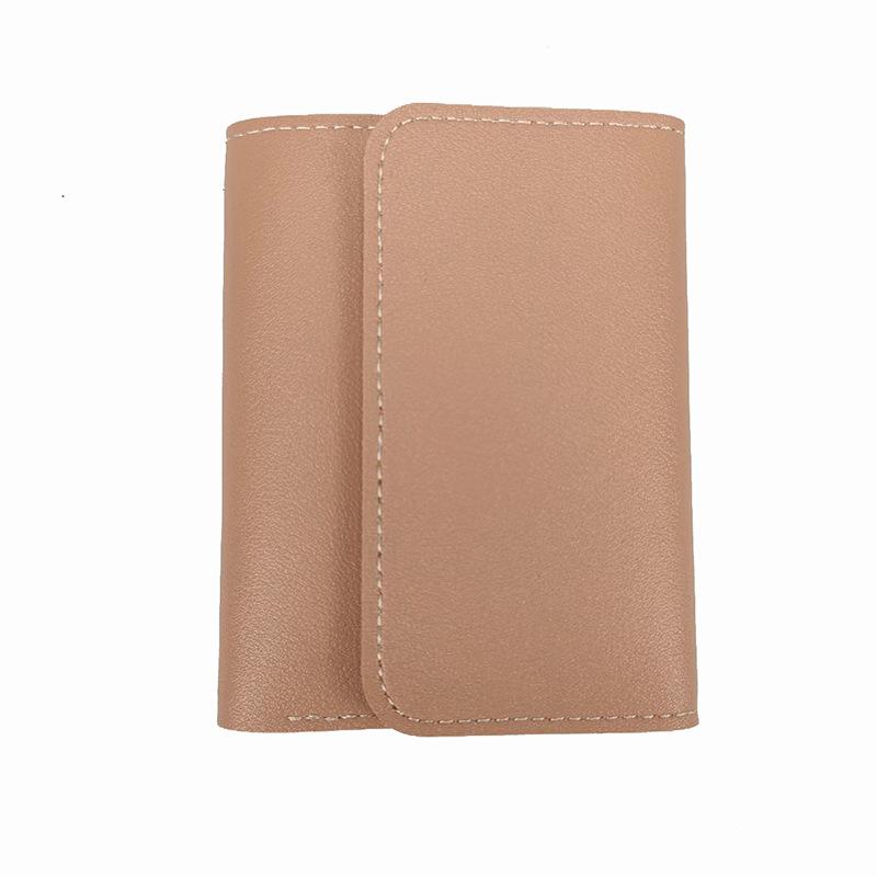 Simple Short Women's Wallet, Student Ticket Clip, Multi-function Card Bag, Change 30% Off, Ultra-thin Glossy Wallet.