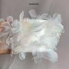 Valentine's Day Qixi Cake Topper: Lace Yarn Flower Border Ribbon Decoration Insert