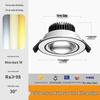 Rainbow Hill 7W Full Spectrum Embedded LED Spotlight