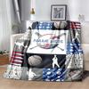 Ball Customize Your Name Outdoor Blanket Used For Chair Office Sofa Bed Camping Soft And Warm Giving Friends And Relatives Birthday Graduation Gift