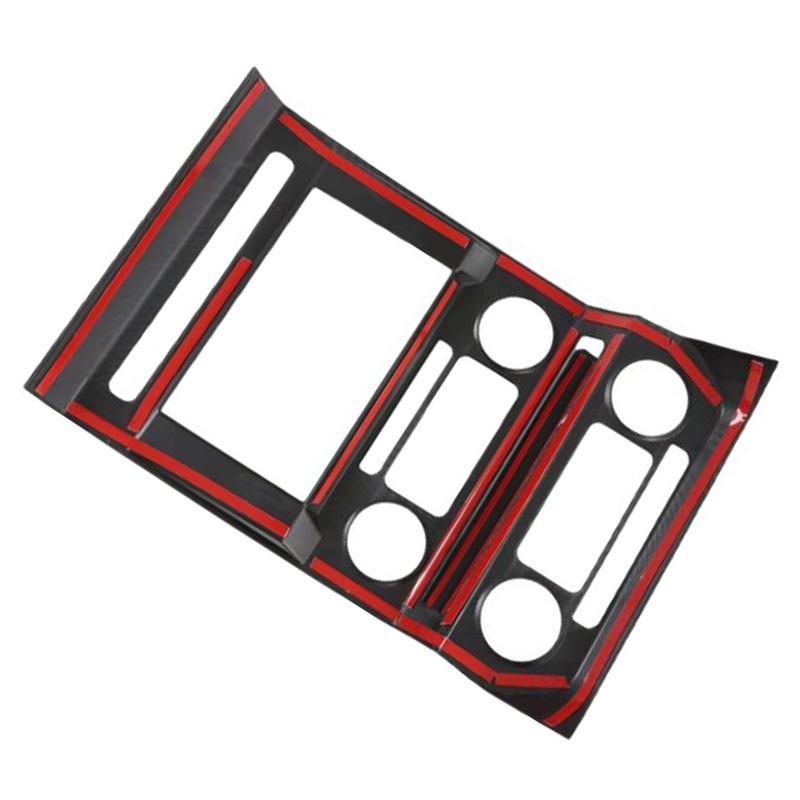 ABS Carbon Fiber Inner Navigation Frame Cover Trim For Ford Raptor 2015-