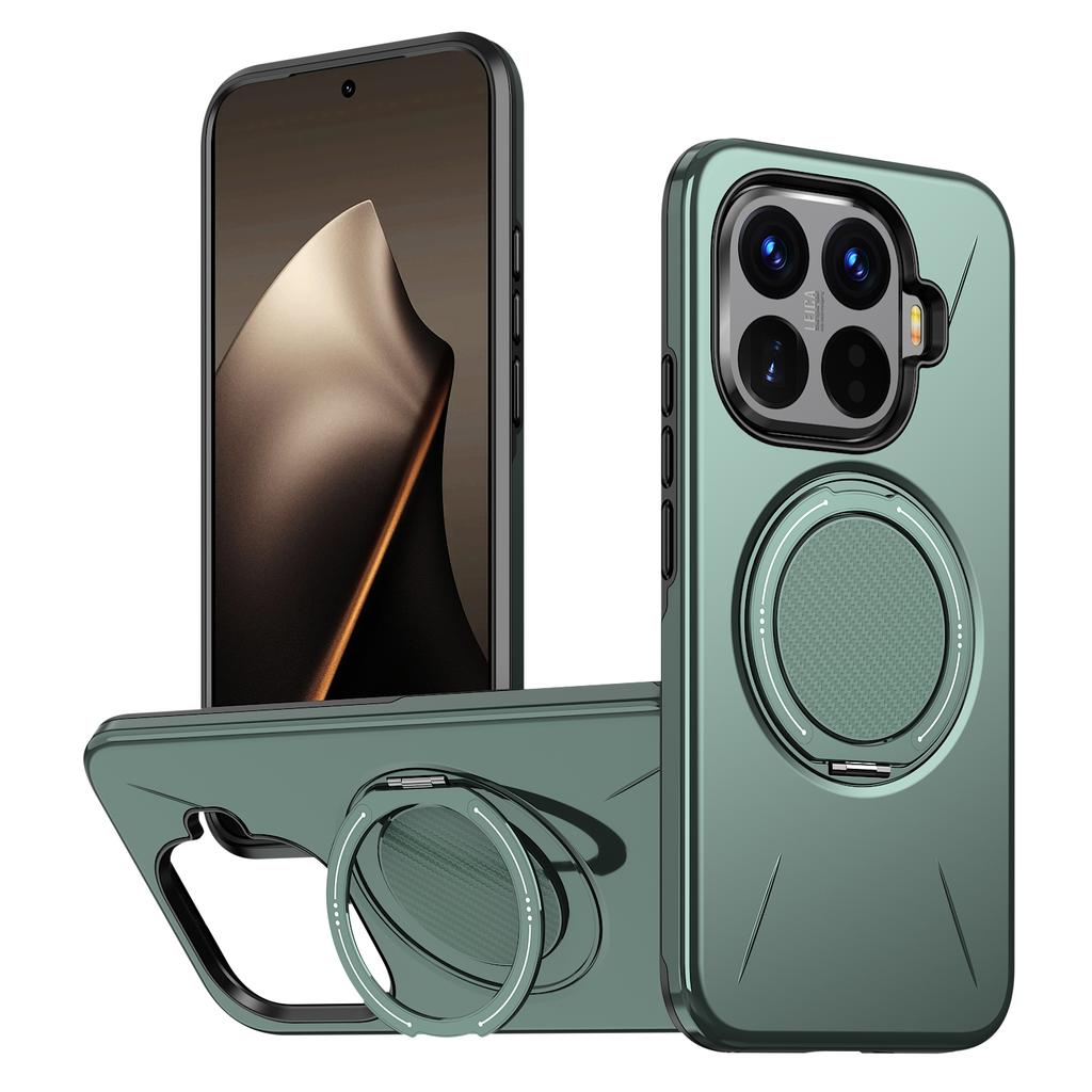 Armor Shockproof Phone Case For Xiaomi 15T Pro 360° Rotating Magnetic Metal Ring Bracket Cover For Xiaomi 14T Pro 17 Pro Max