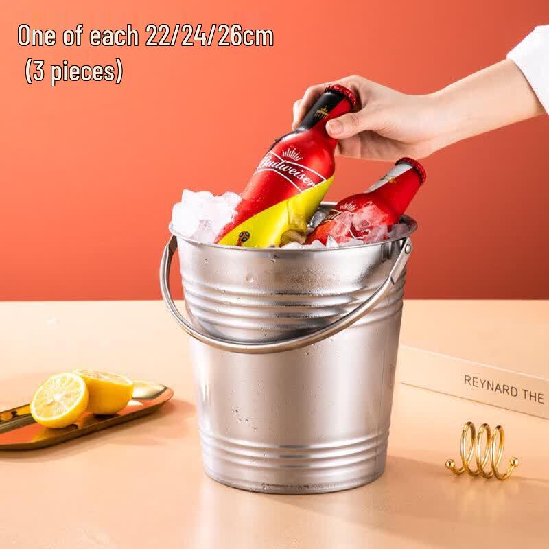 Qiwei Stainless Steel Ice Bucket