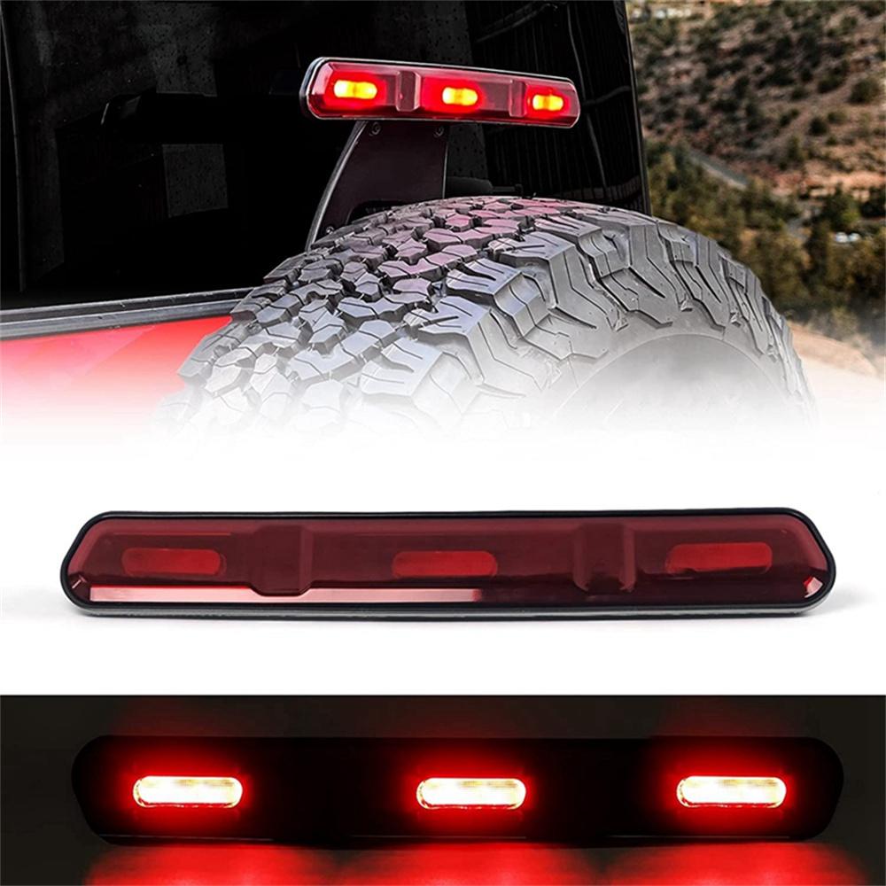 

1pc Rear LED 3rd Third Brake Light Stop Lamp High Mount For Ford Bronco 2021-2023