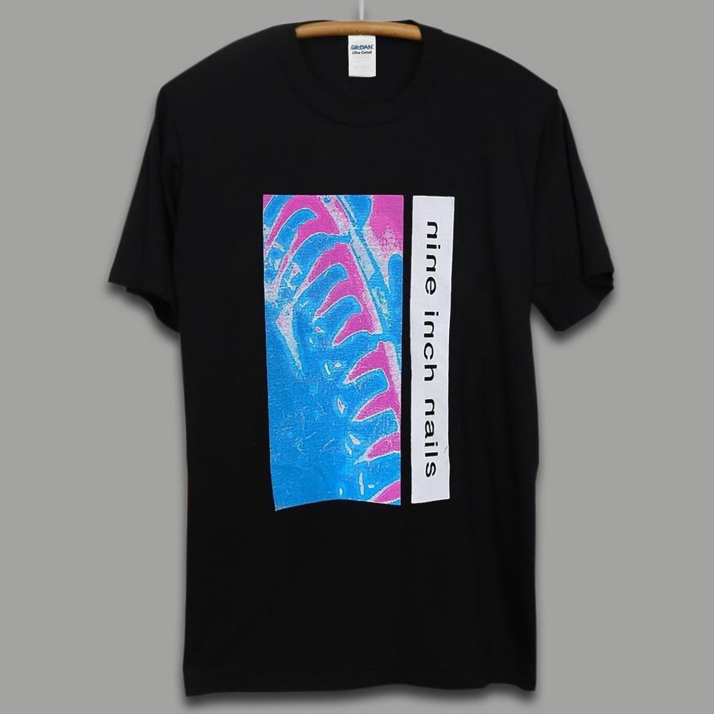 VTG Nine Inch Nails NIN Pretty Hate Machine 1990 Band Tour T Shirt S-2XL Unisex T-Shirt XXL
