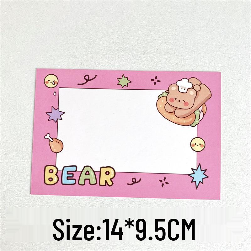 Exquisite Minimalist Cartoon Greeting Card - Christmas & Birthday Wishes