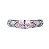 Runrun 5 * 10 mm Horse Eye Pink Diamond Personalizovaný prsten Dámský Jednoduchý Daily Ins Styl