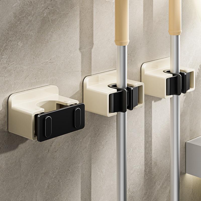 Новый самоклеящийся держатель для швабры, силиконовый, нескользящий, для ванной, туалета, прачечной, универсальное хранение, высокая грузоподъемность