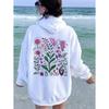 European Pink Flower Hoodie - Cute Design