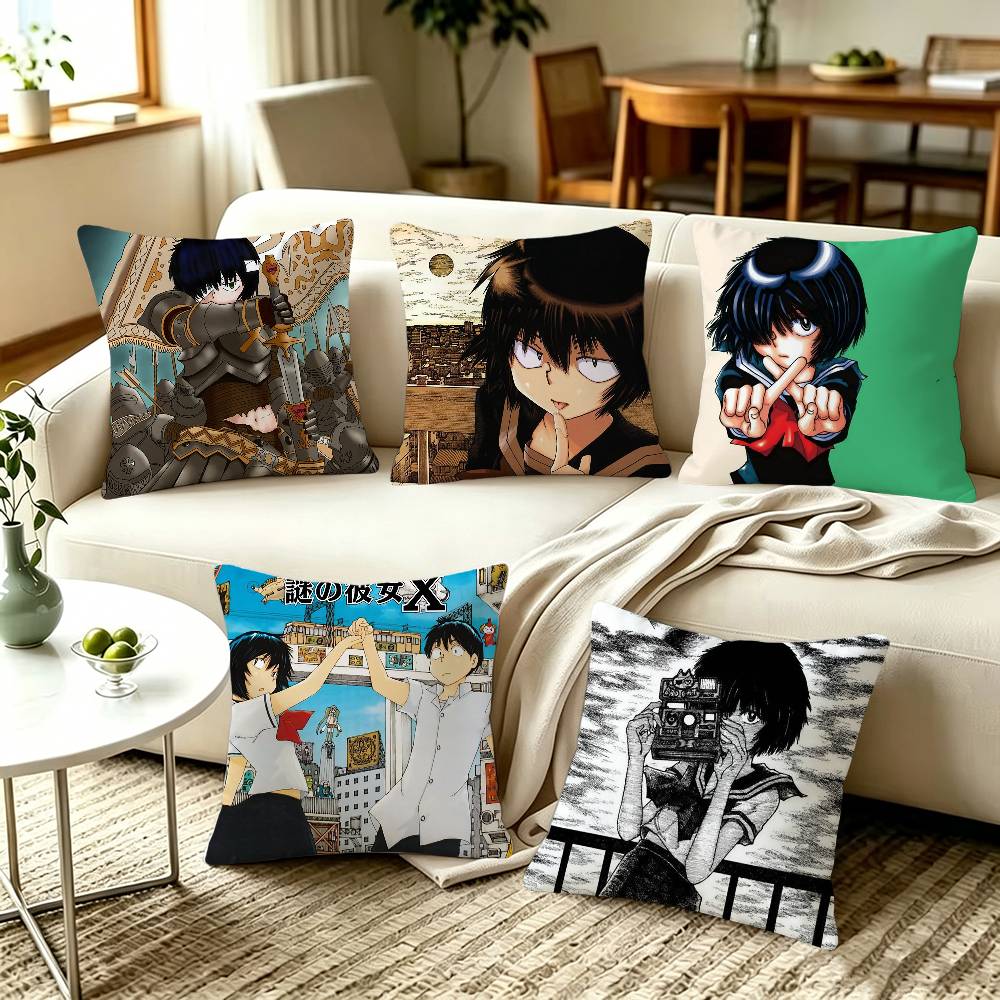 Urabe mikoto Mysterious Girlfriend X Anime Pillow Covers, Home Sofa Cushion Covers and Aecorative Custom