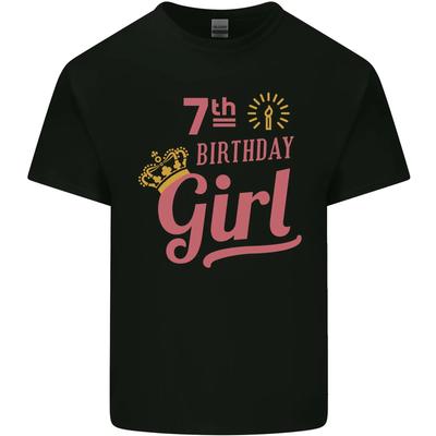 7. Geburtstag Mädchen 7 Jahre alte Prinzessin Kinder T-Shirt Kinder