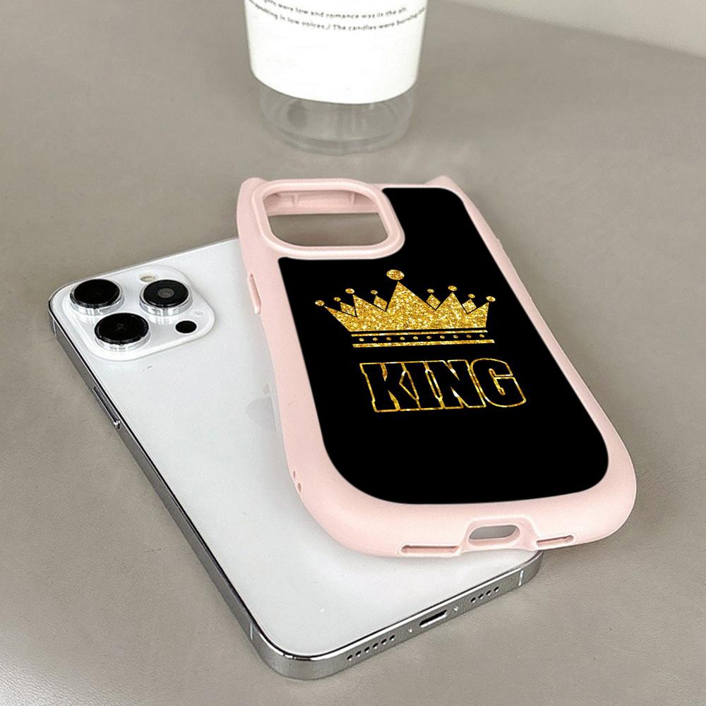 Мягкие чехлы для телефонов с кошачьими ушками для iPhone 16 15 13 12 11 Pro Max 14 Plus — фото 7